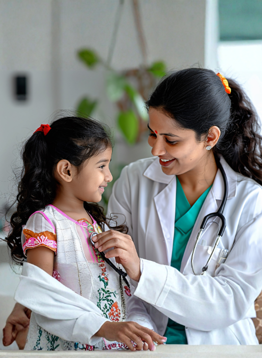 Illustration showing how New Lotus Hospital  Clinic works